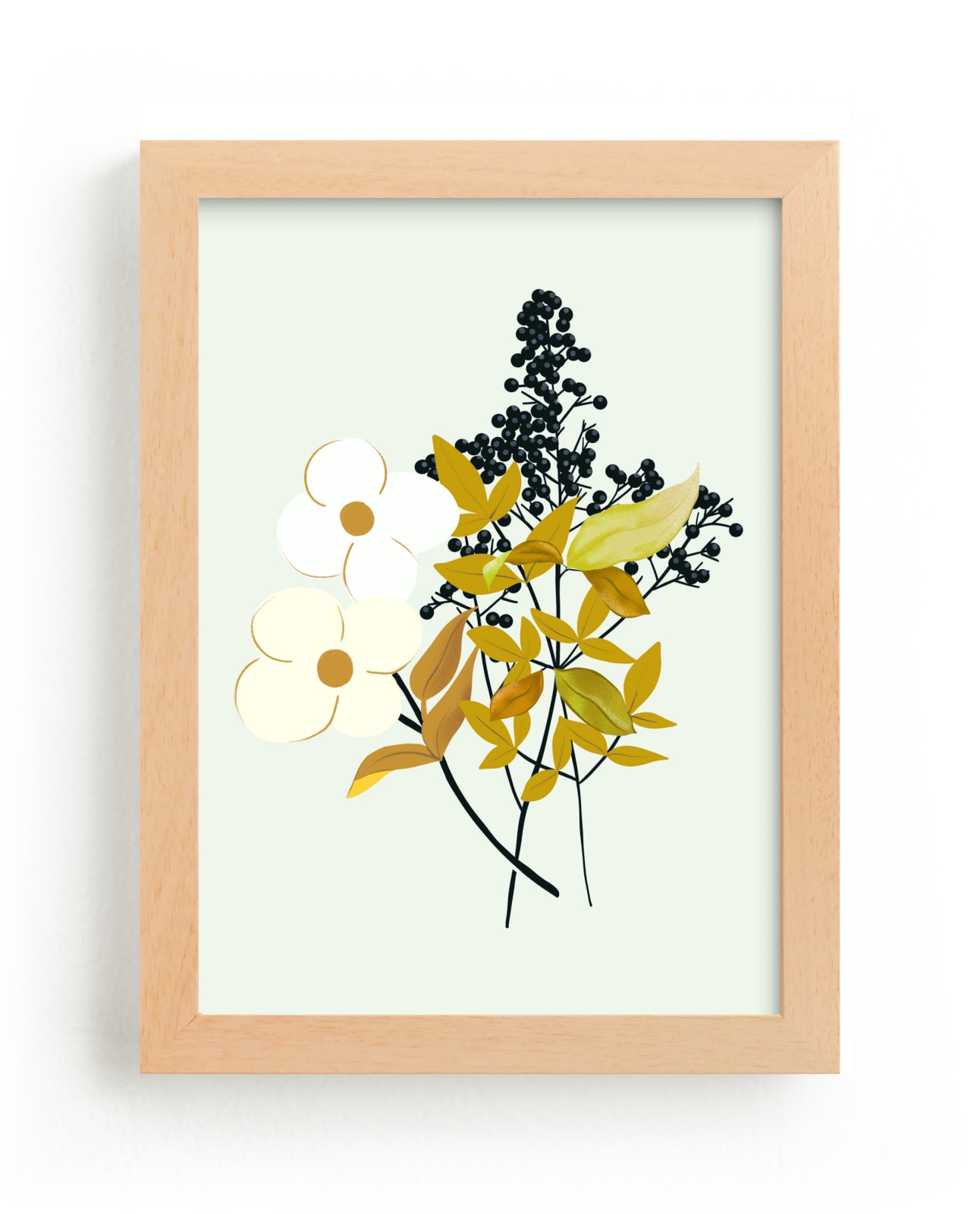 "Spring Clippings" by Haley Warner in beautiful frame options and a variety of sizes.