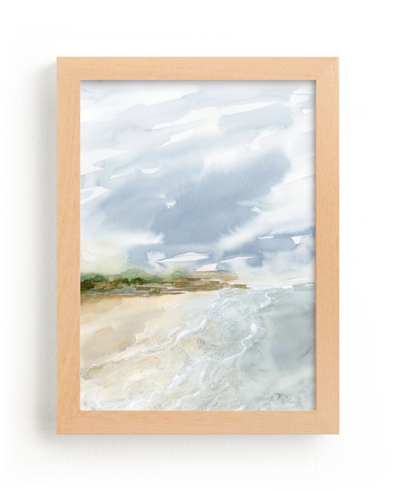 "Lost Lake" - Art Print in Sea by Lindsay Megahed - Framed