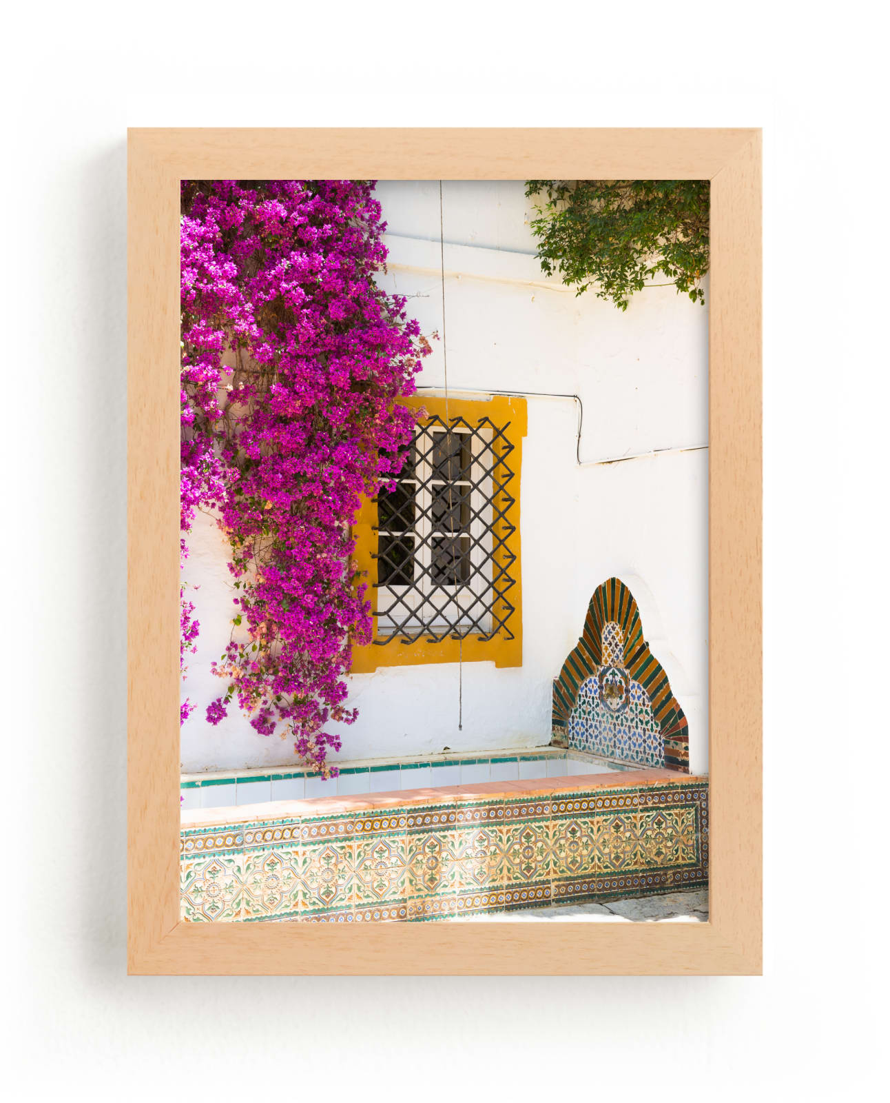 "Seville Fountain" by Heather Deffense in beautiful frame options and a variety of sizes.