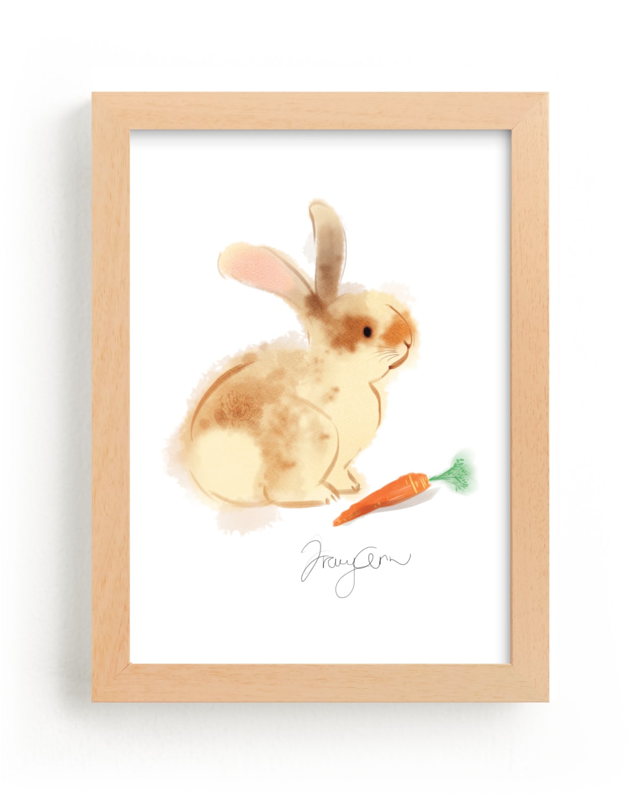 "Cottontail" by Tracy Ann in beautiful frame options and a variety of sizes.