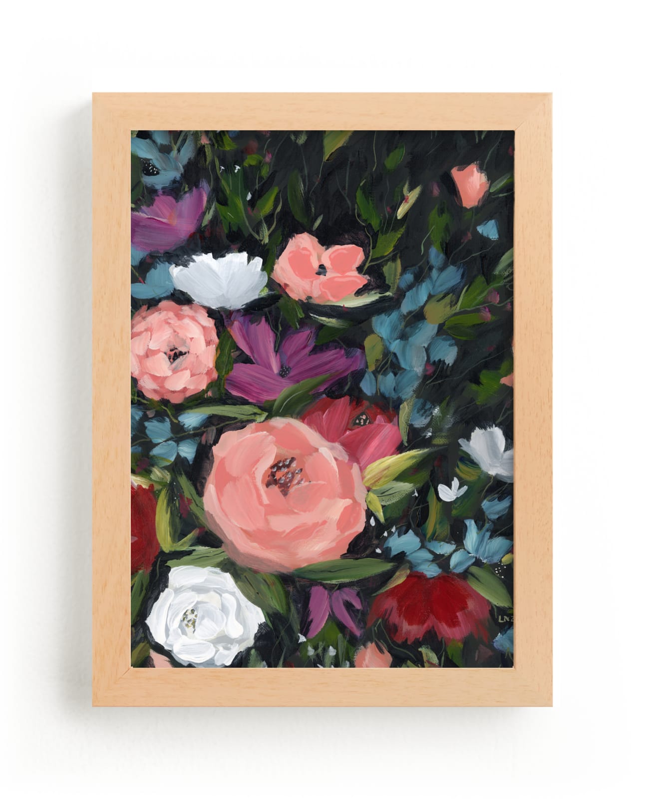 "November Floral" by Lindsay Megahed in beautiful frame options and a variety of sizes.