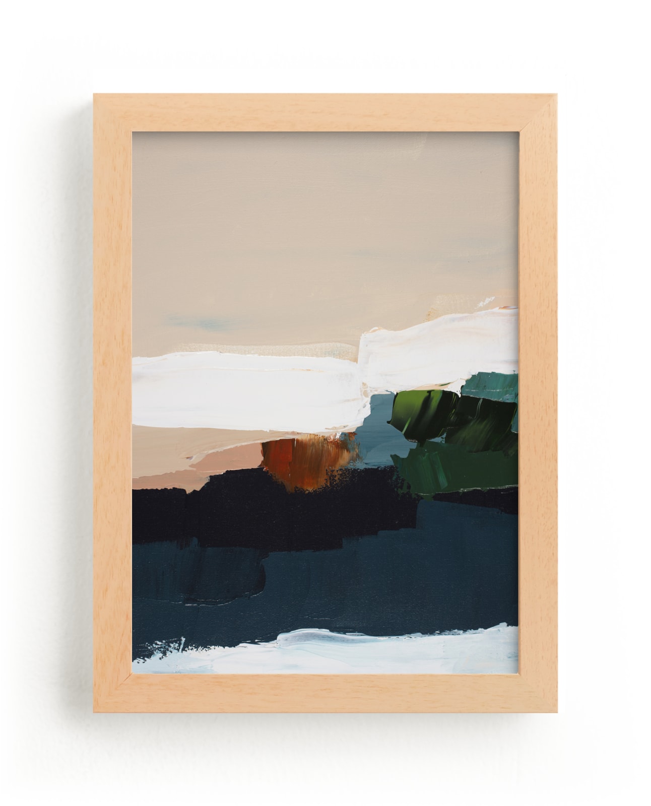 Abstract Beach Bonfire