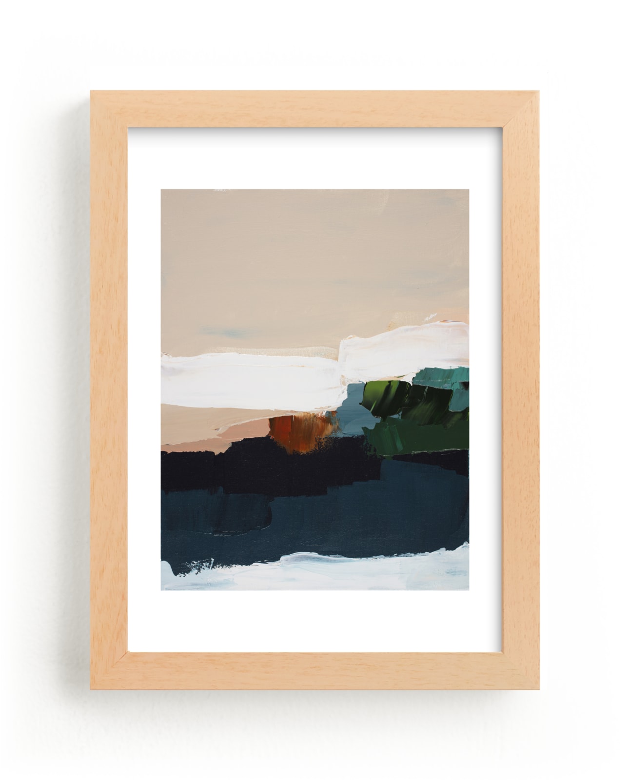 "Abstract Beach Bonfire" by Caryn Owen in beautiful frame options and a variety of sizes.