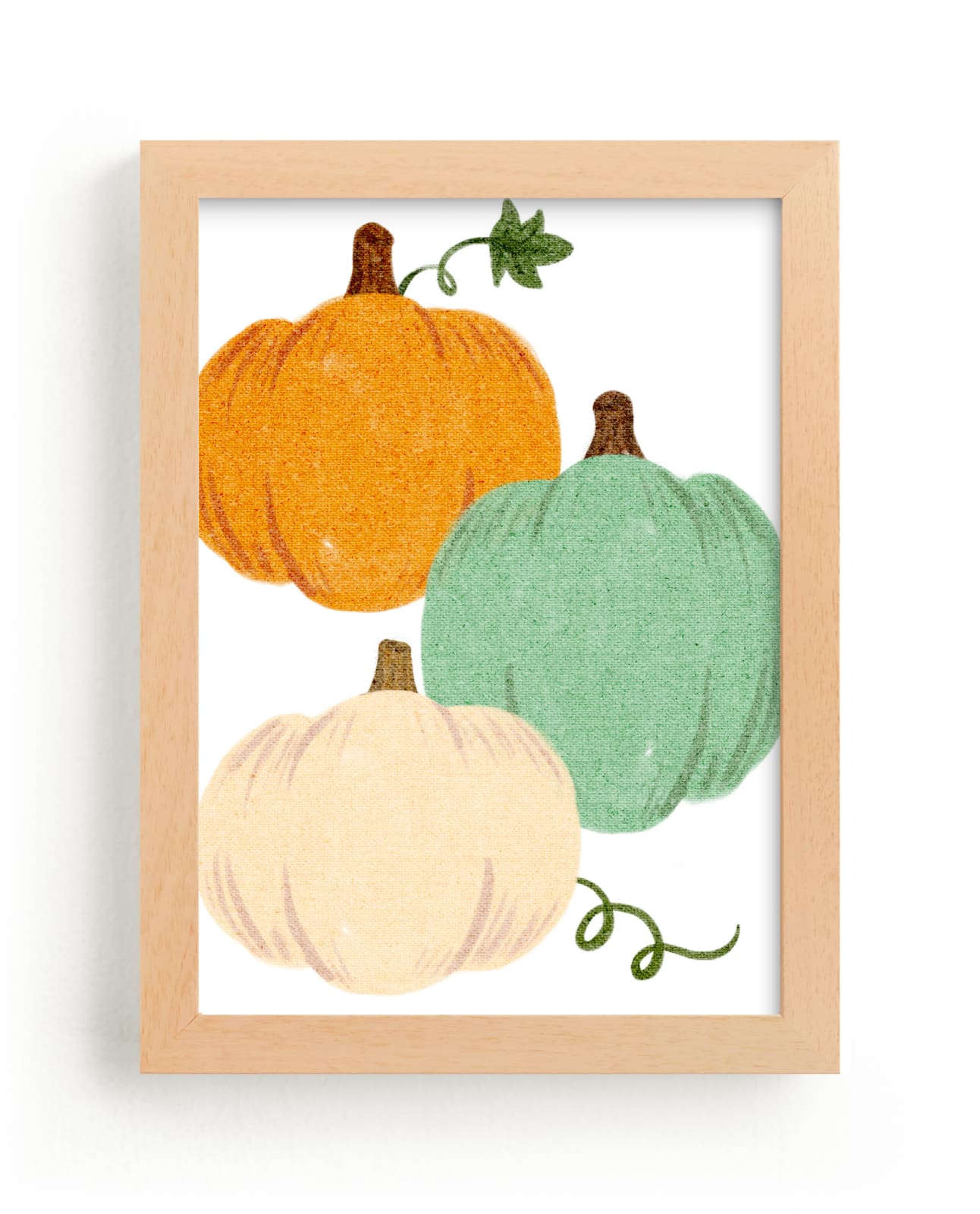 "Watercolor Pumpkin Trio" by Charla Pettingill in beautiful frame options and a variety of sizes.