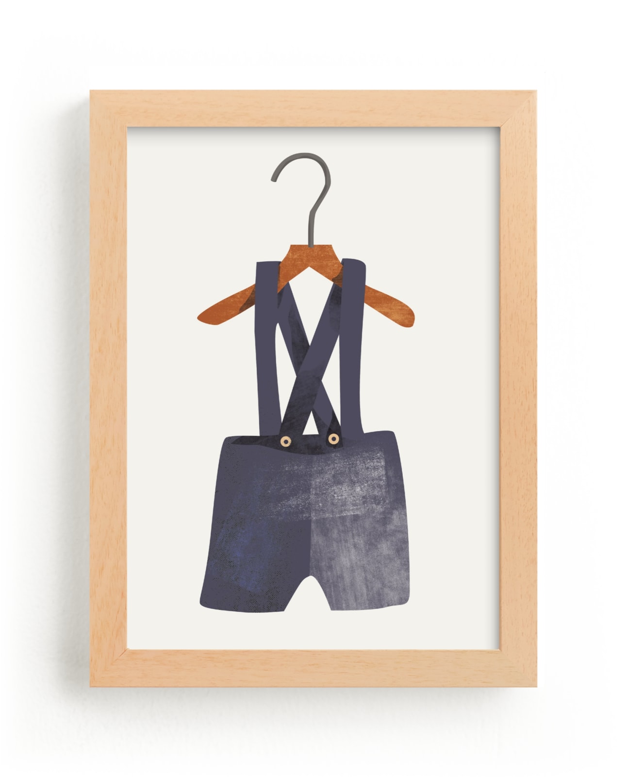 "Overalls" - Limited Edition Art Print by Haley Warner in beautiful frame options and a variety of sizes.