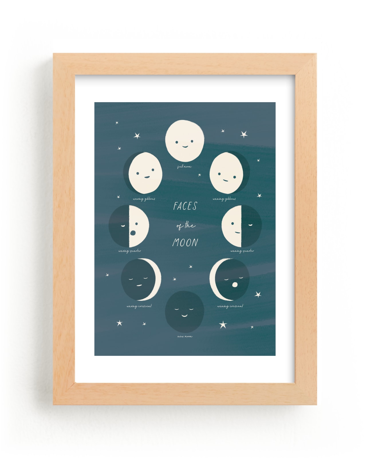"Faces of the Moon" - Limited Edition Art Print by Ani Somi in beautiful frame options and a variety of sizes.
