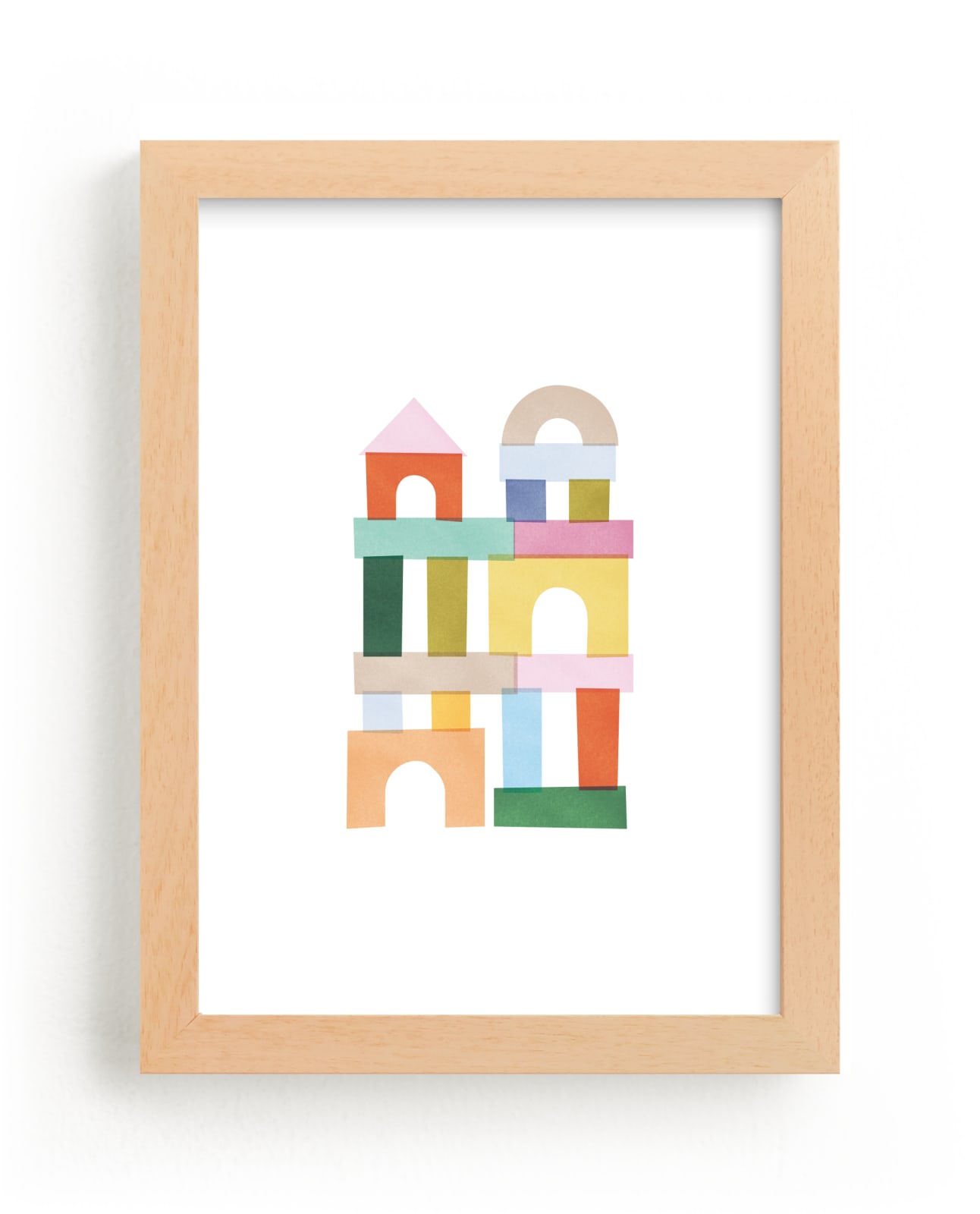 "mod building blocks" - Limited Edition Art Print by Ellen Schlegelmilch in beautiful frame options and a variety of sizes.