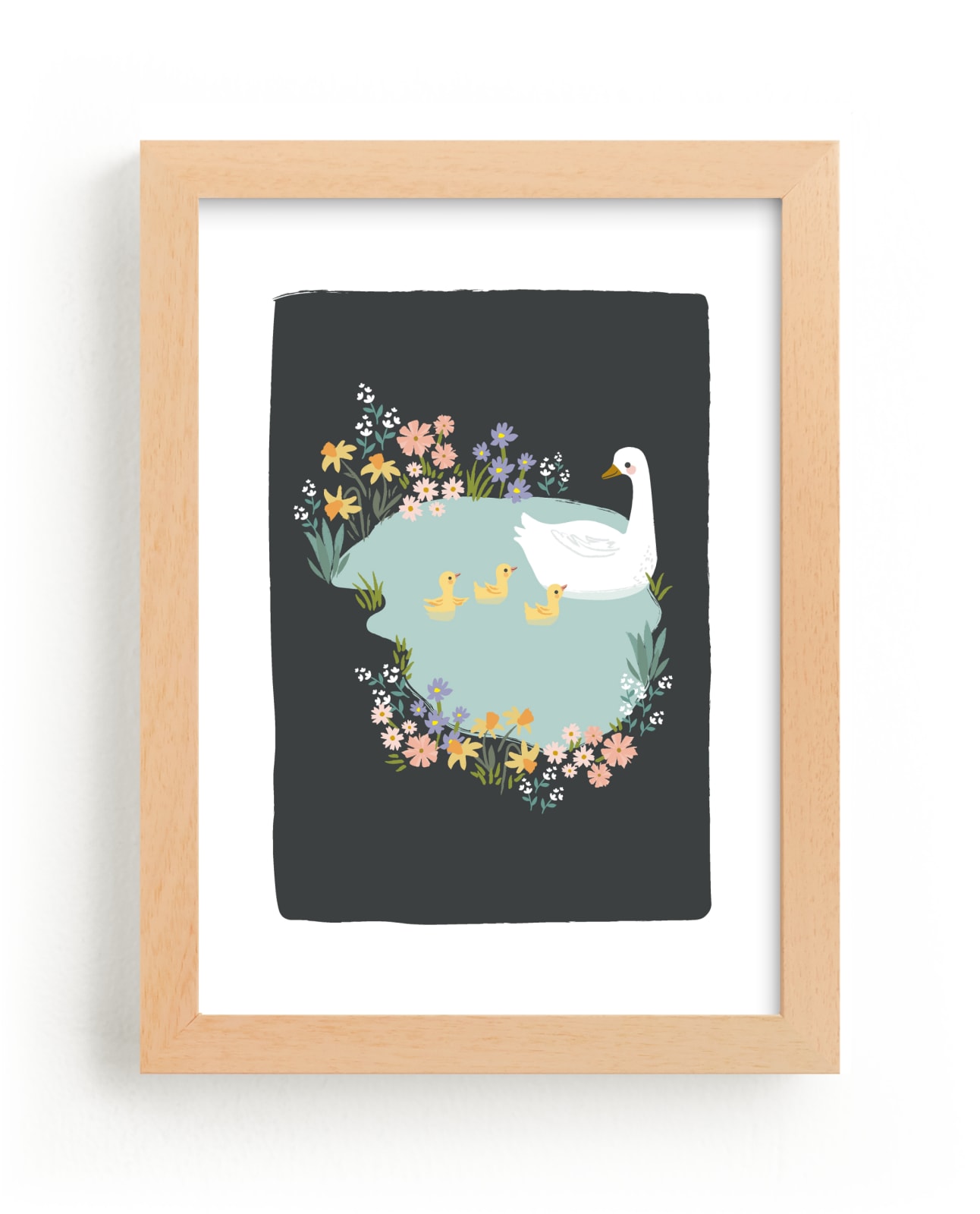 "little duck pond" - Limited Edition Art Print by Karidy Walker in beautiful frame options and a variety of sizes.