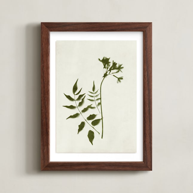 "Foraged II" - Art Print in Verdant by Kamala Nahas - Framed