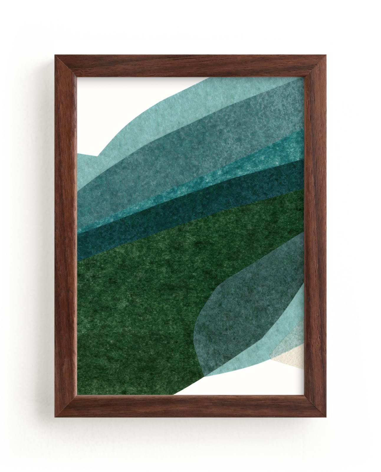 "Rippling Fields I" - Grownup Open Edition Non-custom Art Print by Carrie Moradi in beautiful frame options and a variety of sizes.
