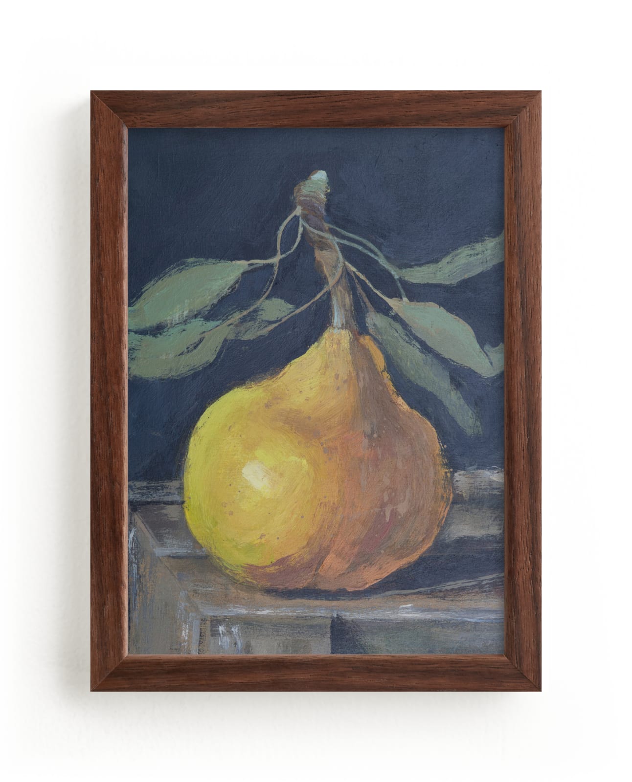 "Pear Still Life" - Open Edition Fine Art Print by Rachel Roe in beautiful frame options and a variety of sizes.