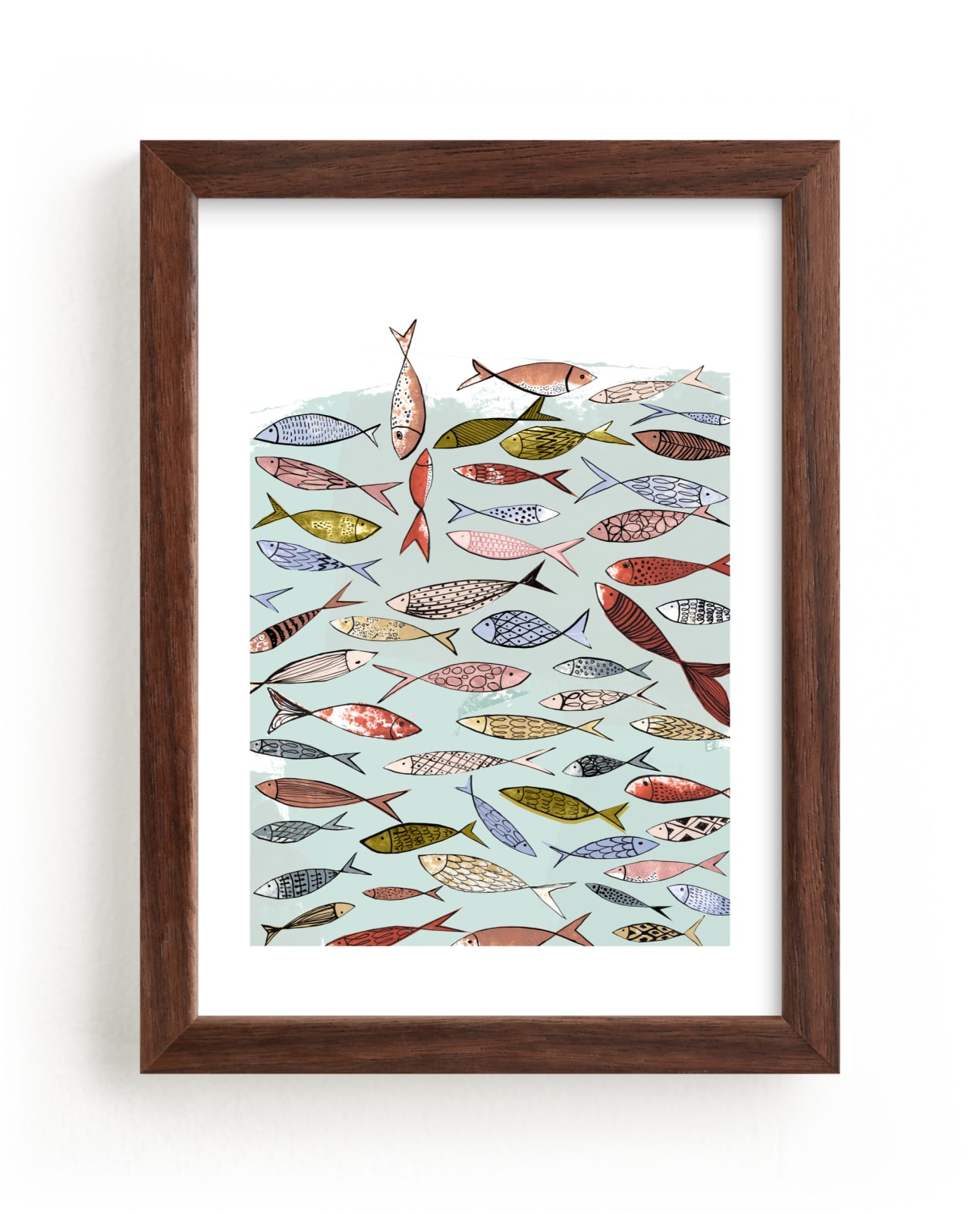 "Snapshot of a party in the sea" - Limited Edition Art Print by Bethania Lima in beautiful frame options and a variety of sizes.