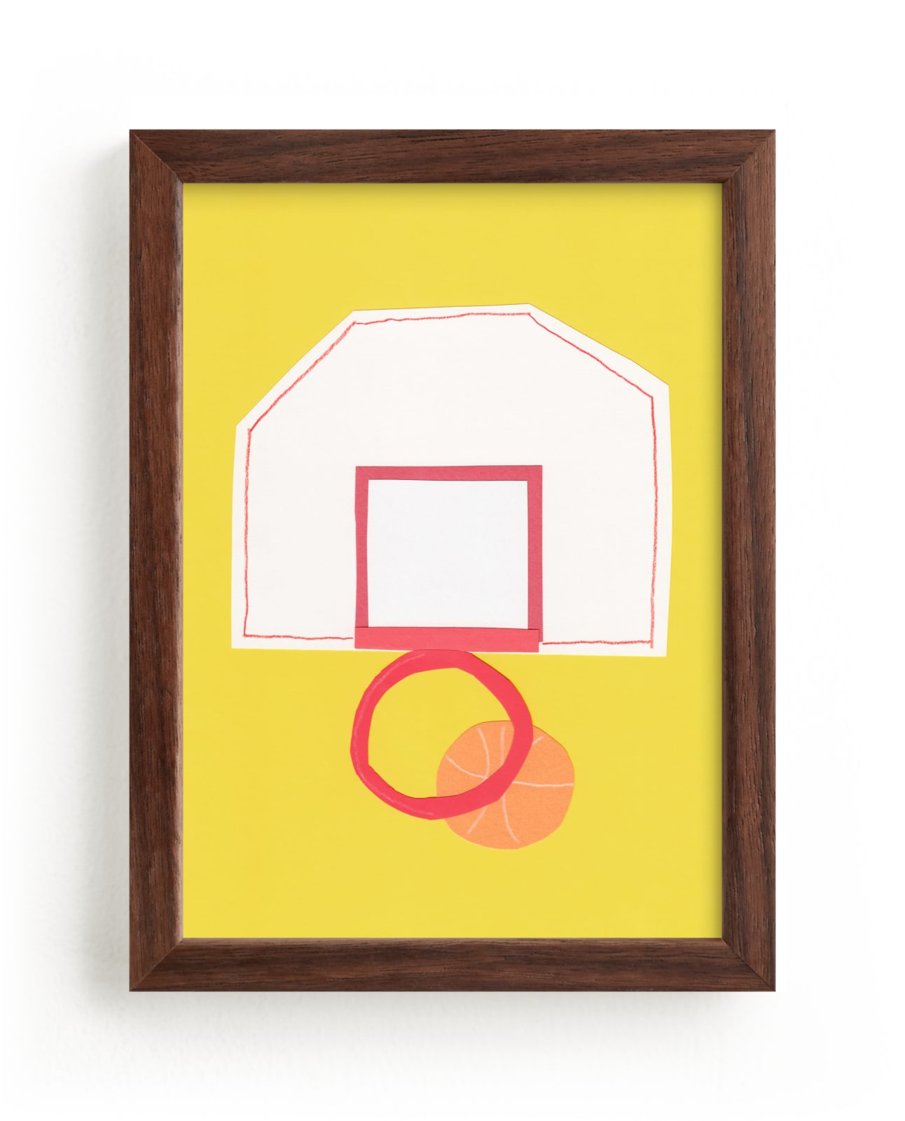 "Basketball Hoop" - Limited Edition Art Print by Elliot Stokes in beautiful frame options and a variety of sizes.