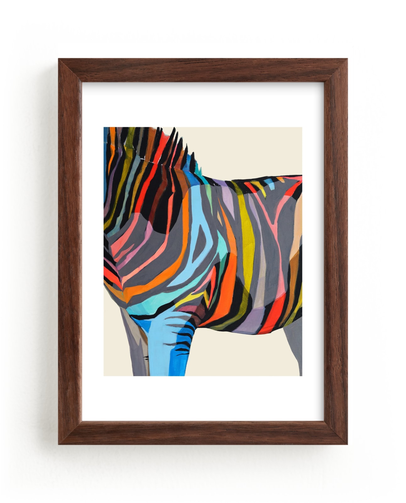 "Safari Stripes" - Limited Edition Art Print by Jess Franks in beautiful frame options and a variety of sizes.