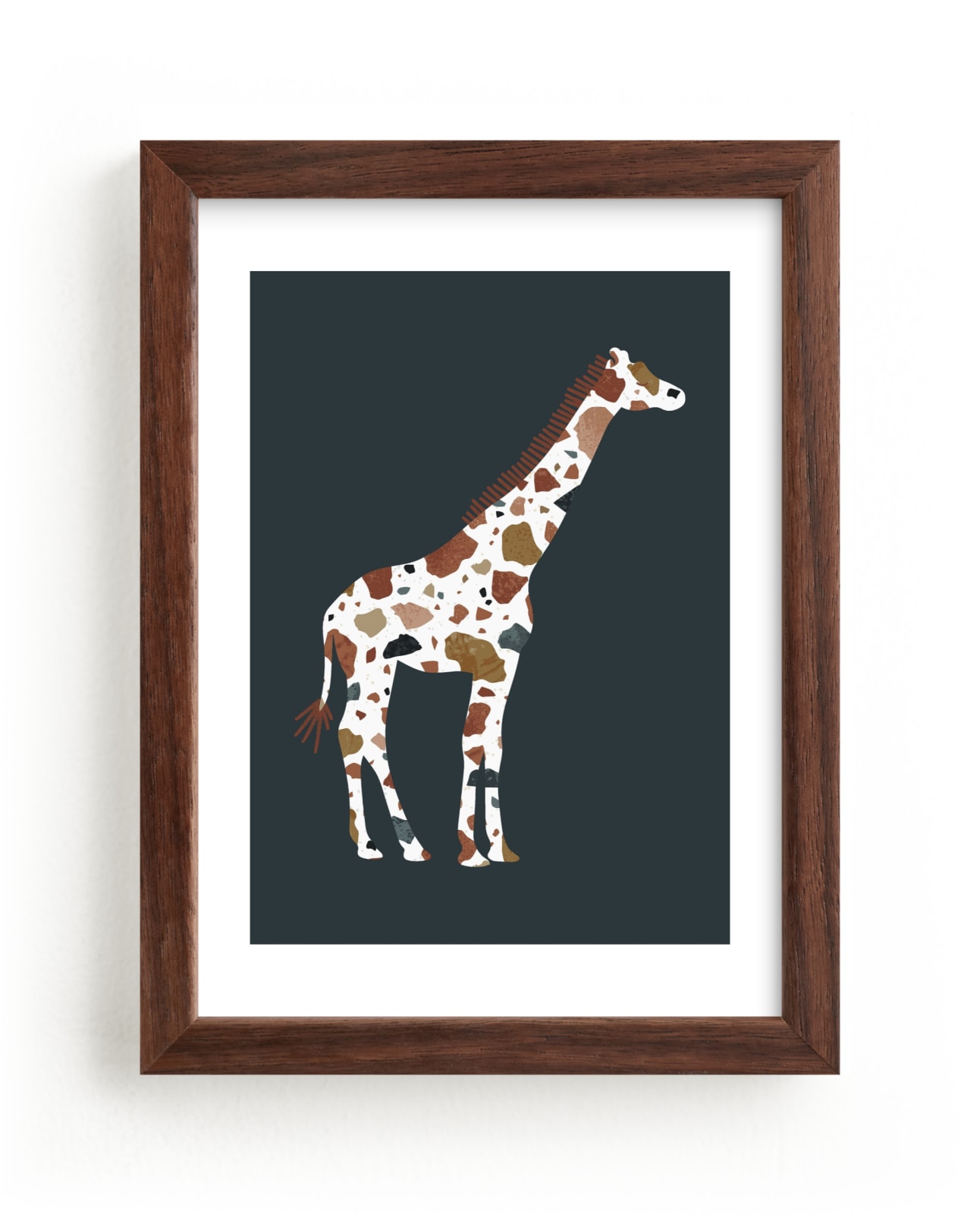 "Marmoreal Giraffe" - Limited Edition Art Print by Kacey Kendrick Wagner in beautiful frame options and a variety of sizes.