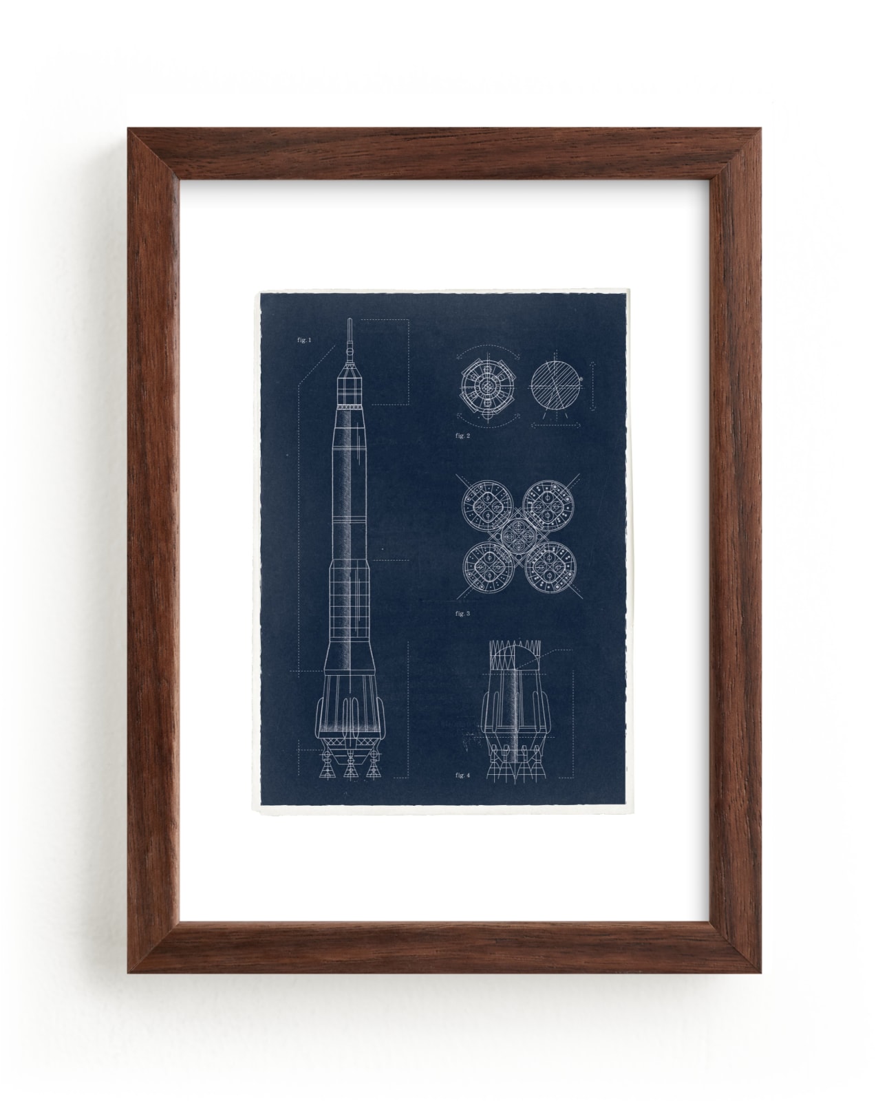 "Rocket Diagram" by Robert and Stella in beautiful frame options and a variety of sizes.