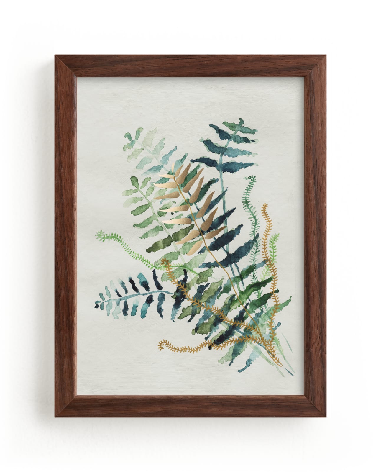 "Kimberly Queen Fern Leaves" by Aspa Gika in beautiful frame options and a variety of sizes.