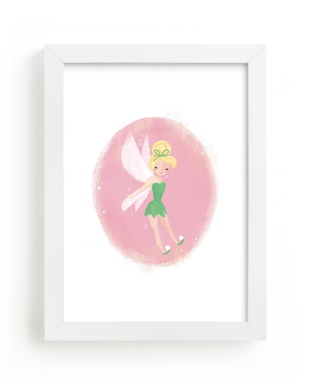 "Disney's Tink Flies" - Limited Edition Art Print by Itsy Belle Studio in beautiful frame options and a variety of sizes.