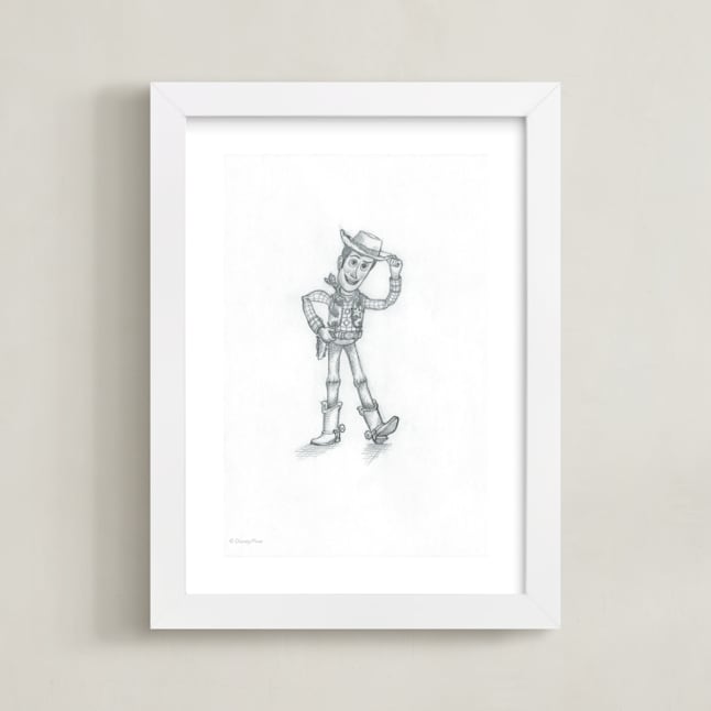 "Disney Pixar's Toy Story In Pencil II" - Limited Edition Art Print by Anna Black in beautiful frame options and a variety of sizes.