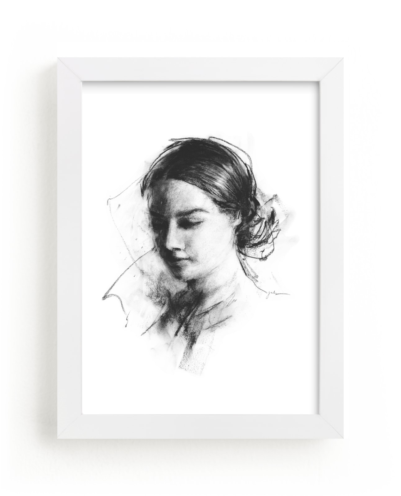 "Rebecca" - Limited Edition Art Print by Jess Blazejewski in beautiful frame options and a variety of sizes.