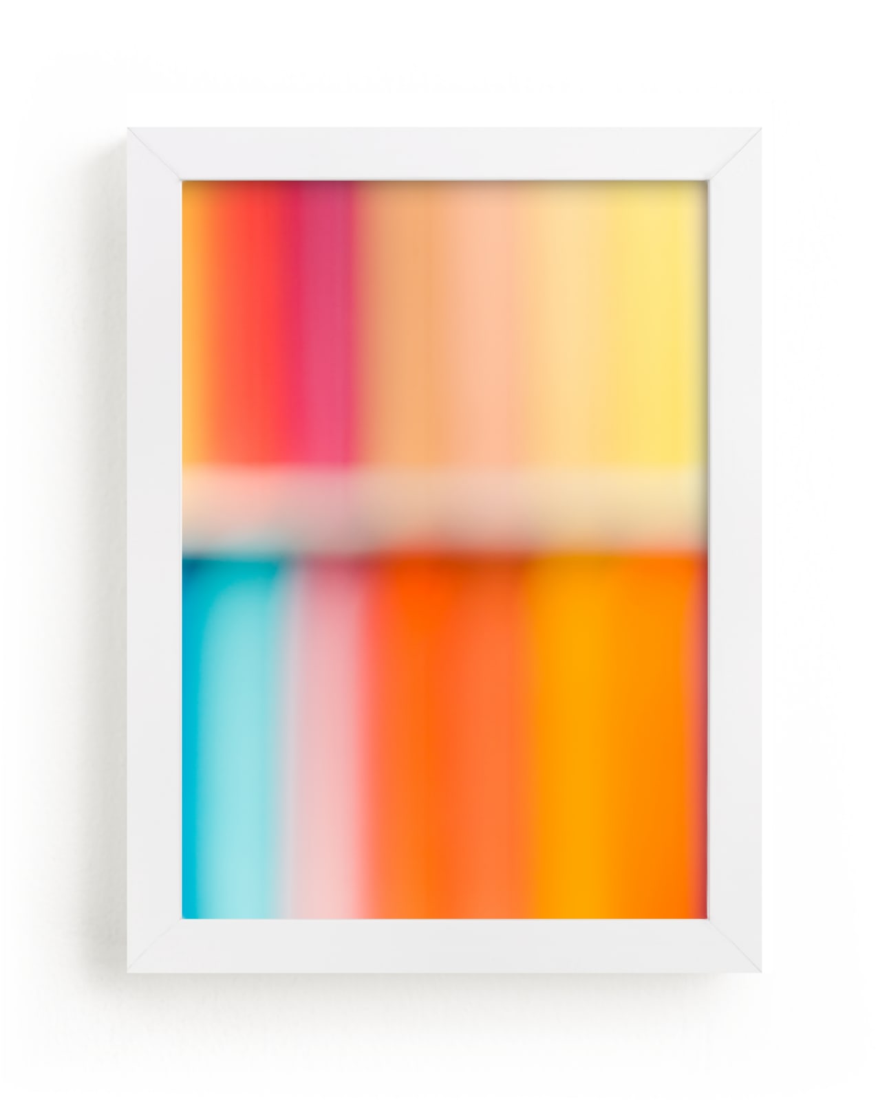 "Melting Popsicles" - Limited Edition Art Print by Helen Makadia in beautiful frame options and a variety of sizes.