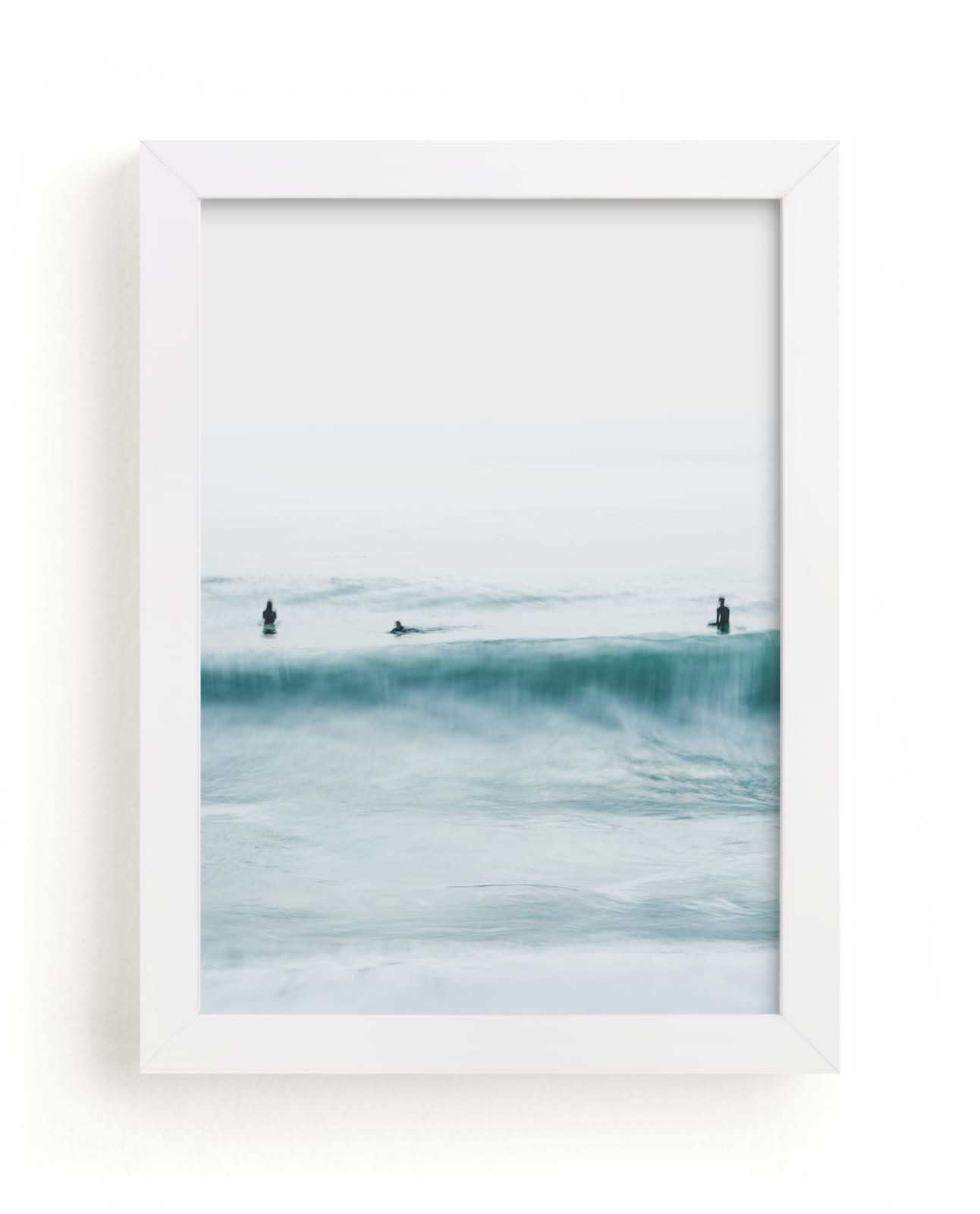 "Hermosa Blue II" - Limited Edition Art Print by Mike Sunu in beautiful frame options and a variety of sizes.