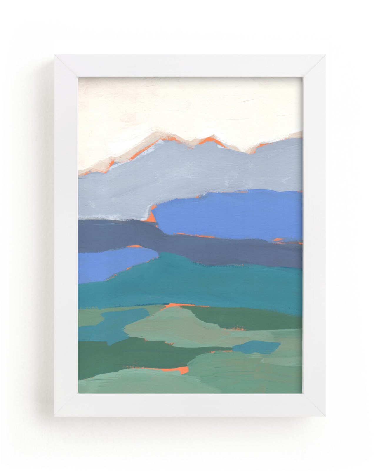 "Peaks and Valleys" - Limited Edition Art Print by Candace Wiant in beautiful frame options and a variety of sizes.