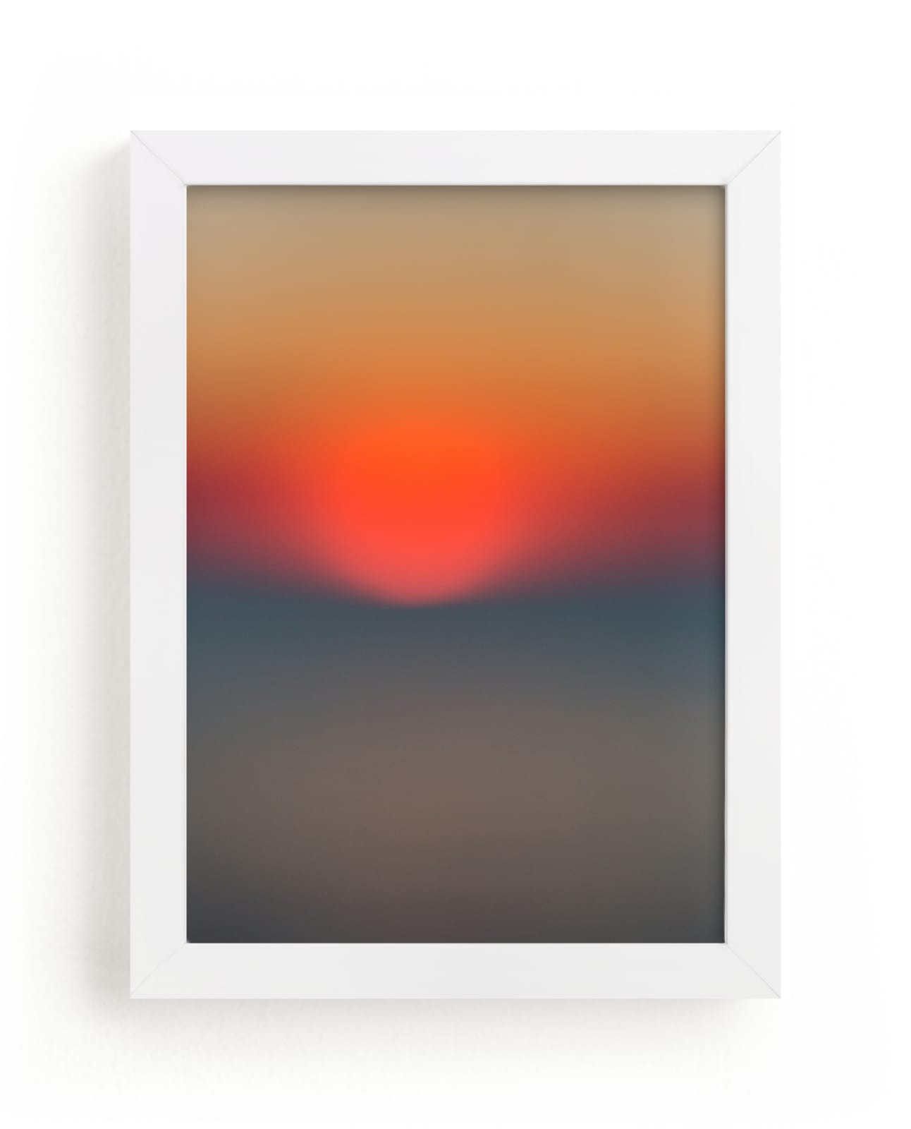 "The Sun Also Sets" - Limited Edition Art Print by Helen Makadia in beautiful frame options and a variety of sizes.