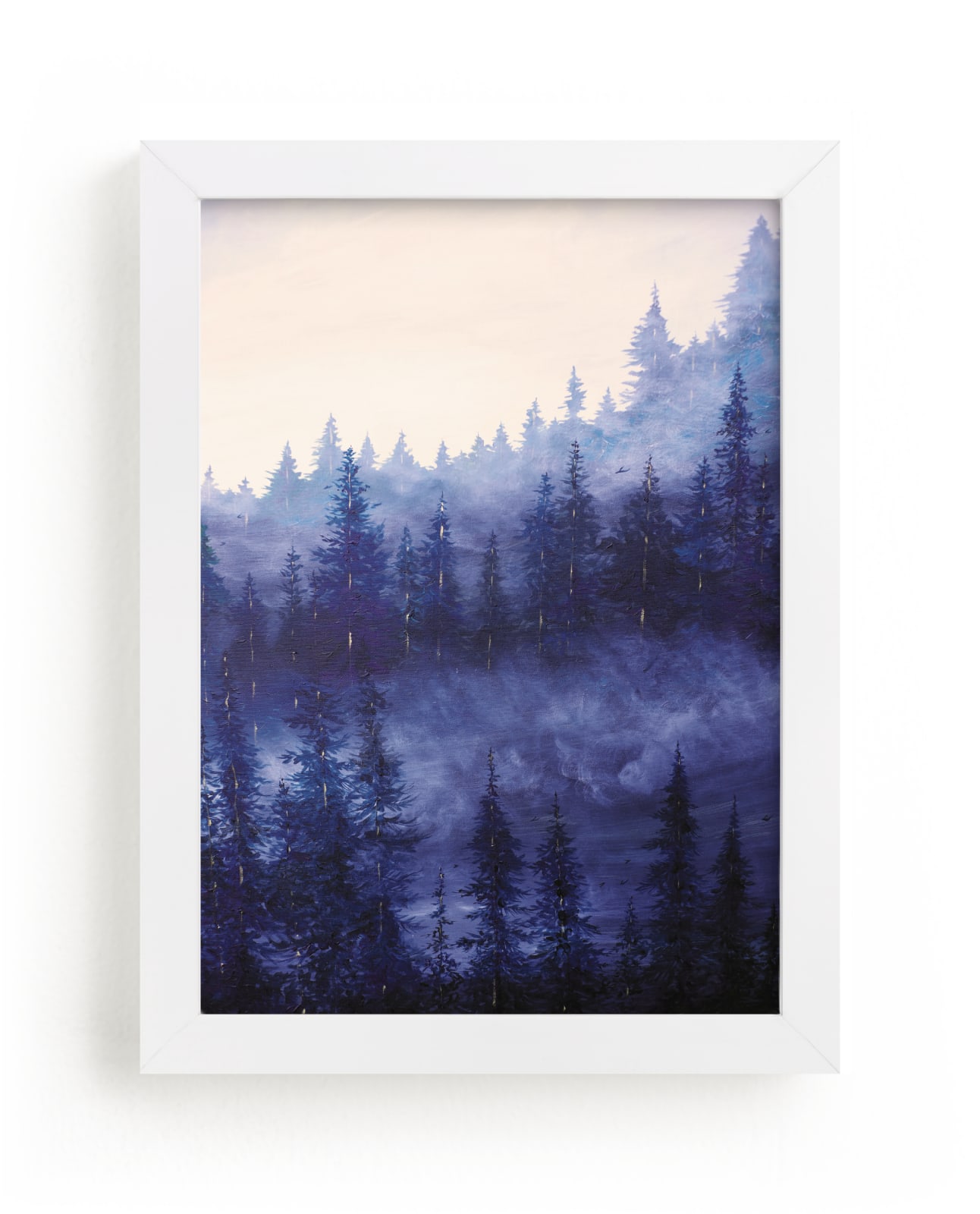 "misty forest" - Limited Edition Art Print by Katy Abraham in beautiful frame options and a variety of sizes.
