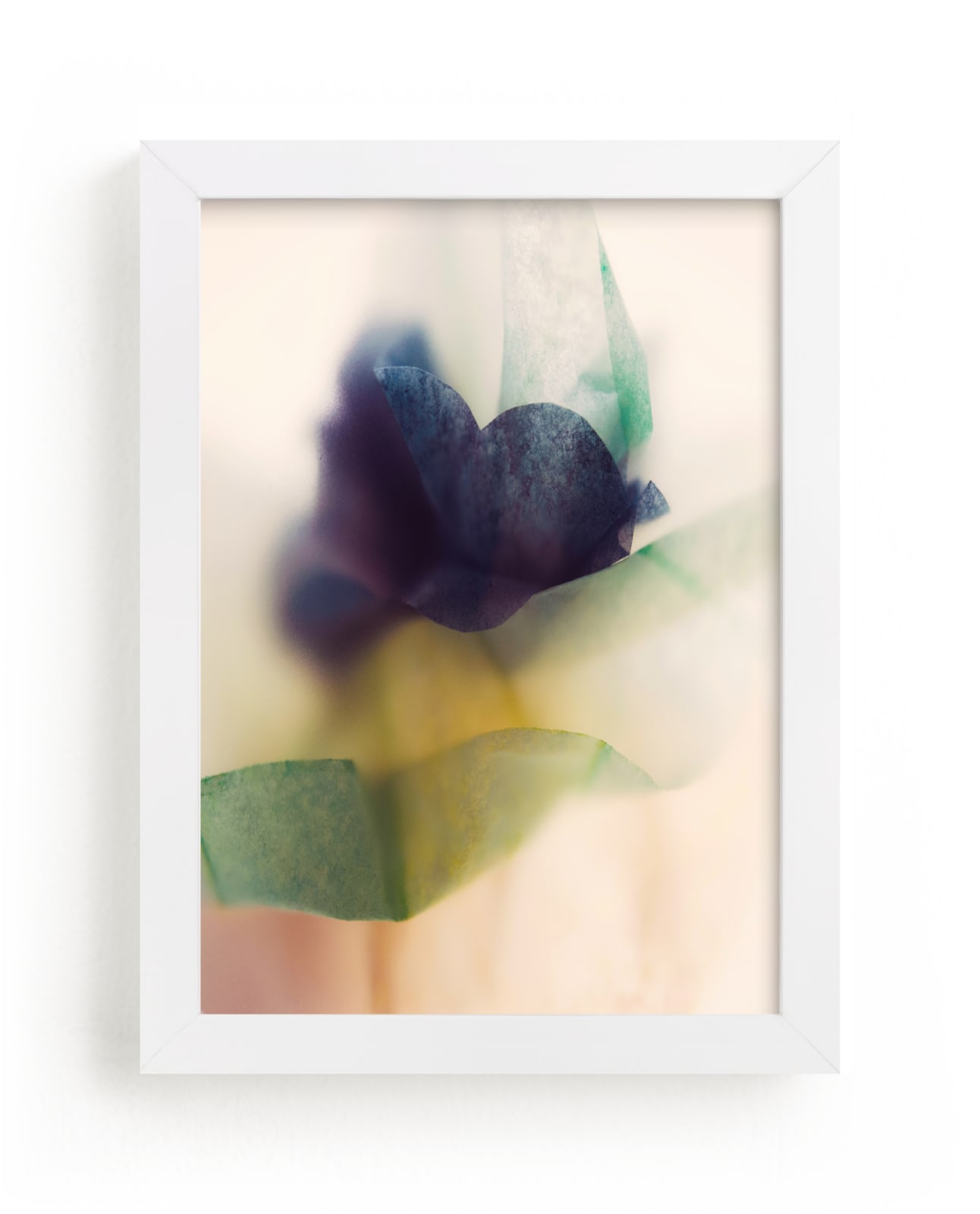 "Blue Flower" - Limited Edition Art Print by Karen Kardatzke in beautiful frame options and a variety of sizes.