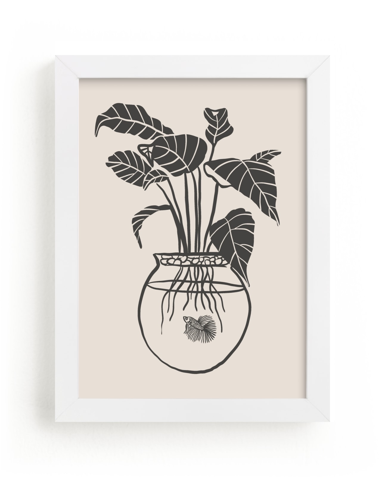 "Betta Fish" - Limited Edition Art Print by Stefanie Lane in beautiful frame options and a variety of sizes.