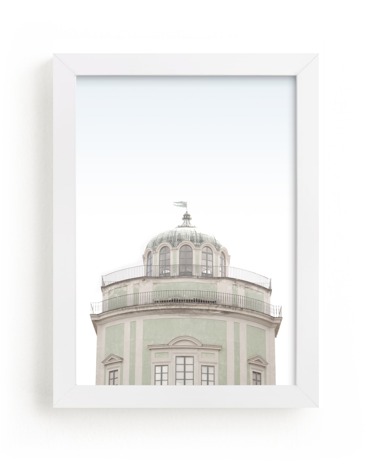 "Castle in the Sky" - Limited Edition Art Print by Laura Bercovich in beautiful frame options and a variety of sizes.