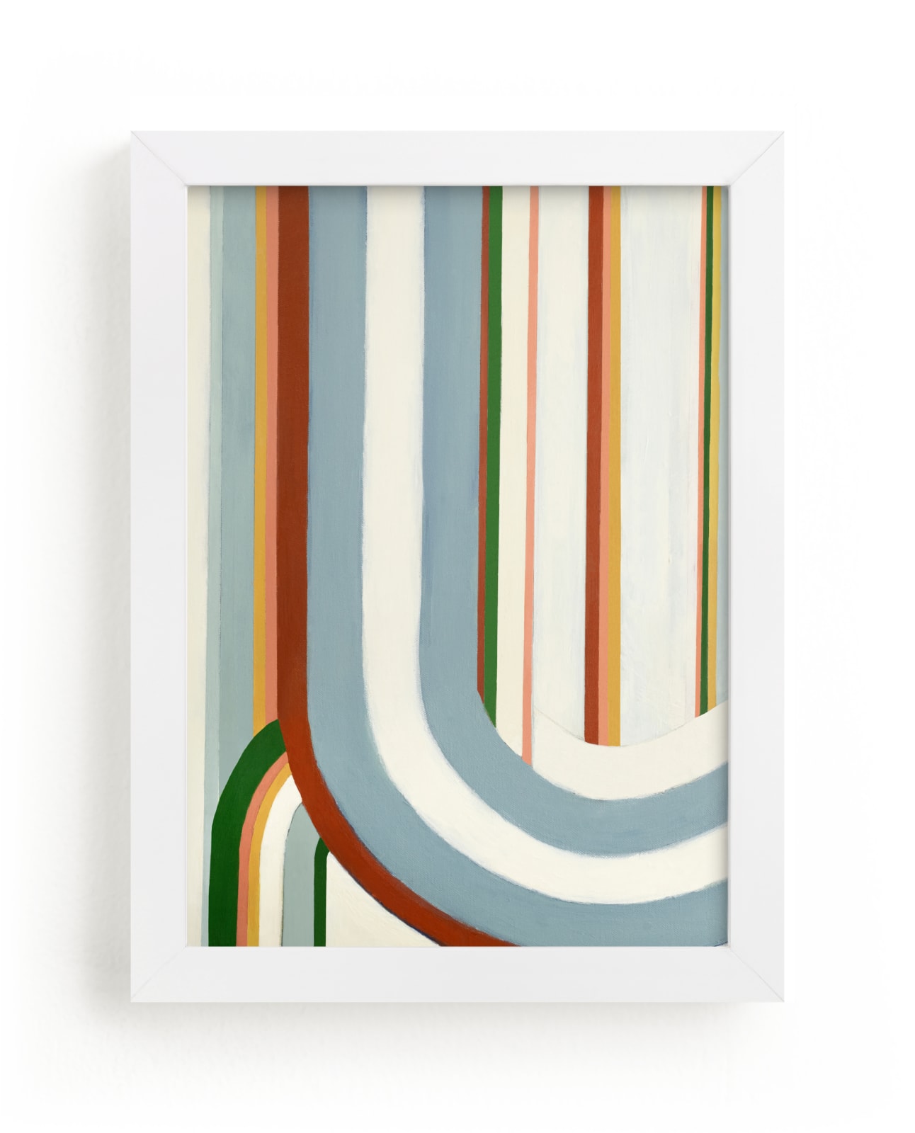 "Hold the Line" - Limited Edition Art Print by Pippin Schupbach in beautiful frame options and a variety of sizes.