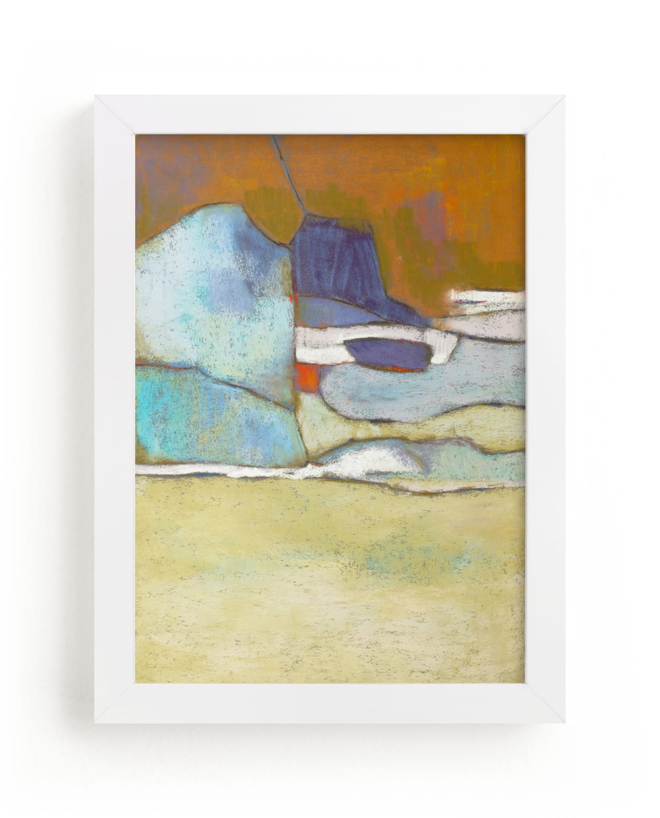 "Over A Cliff" - Limited Edition Art Print by Pamela Tucker Herz in beautiful frame options and a variety of sizes.