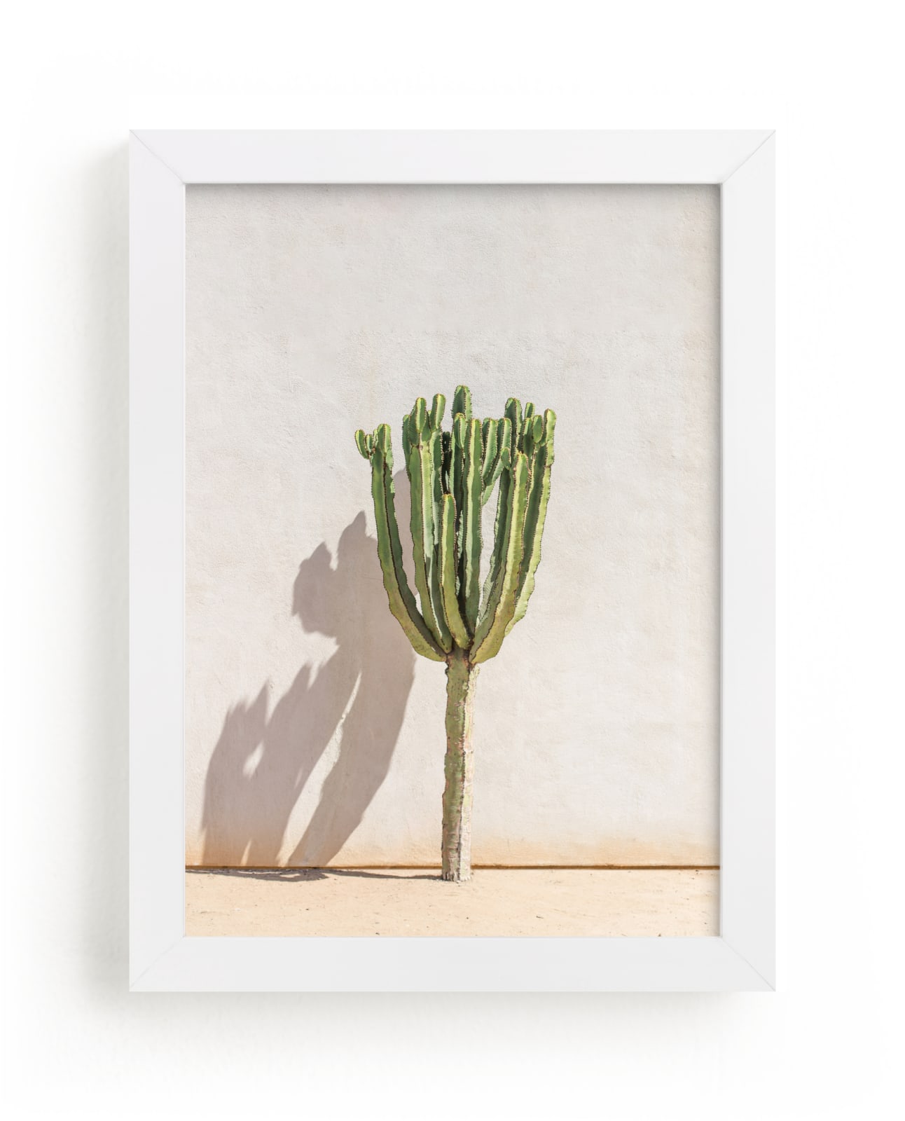 "Lone Cactus" - Limited Edition Art Print by Olivia Kanaley Inman in beautiful frame options and a variety of sizes.