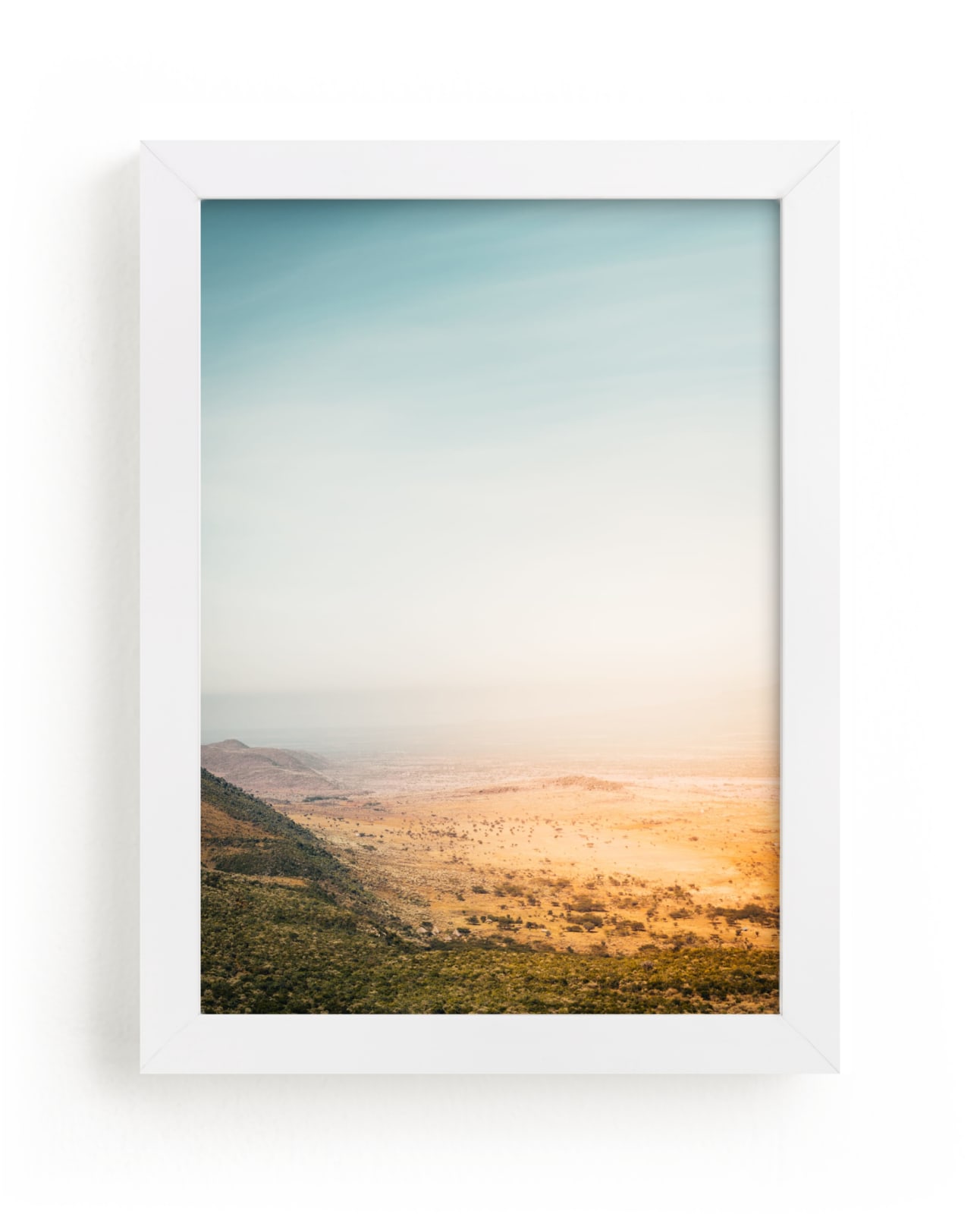 "Great Rift Valley I" - Limited Edition Art Print by David Michuki in beautiful frame options and a variety of sizes.