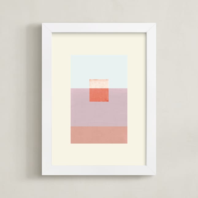 "Pastel Shade" - Limited Edition Art Print by Baumbirdy in beautiful frame options and a variety of sizes.