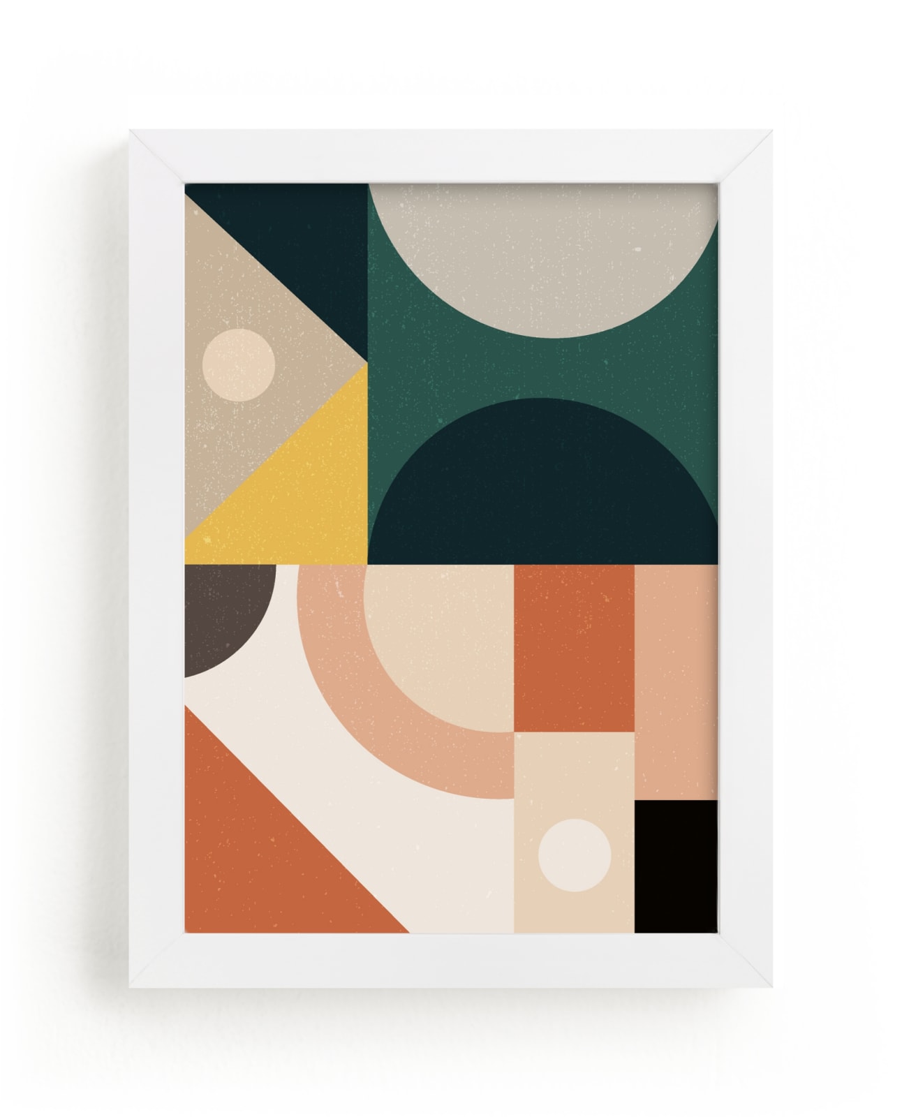 "Mid Century Jungle II" - Limited Edition Art Print by Maria Alou in beautiful frame options and a variety of sizes.