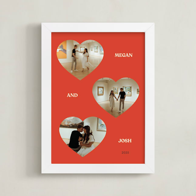 "Three Hearts: Framed Photo" - Custom Photo Art by Ani Somi in beautiful frame options and a variety of sizes.
