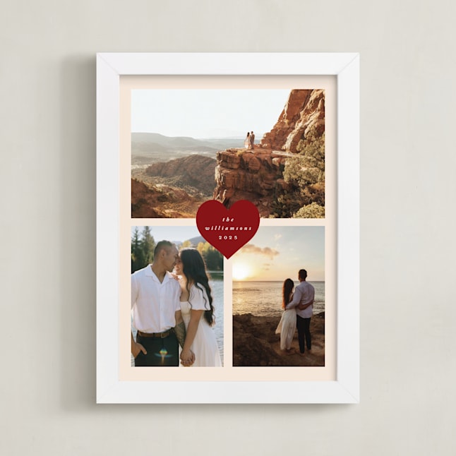 "Heart Tag: Portrait Framed Photo" - Custom Photo Art by Stacy Maalouf in beautiful frame options and a variety of sizes.