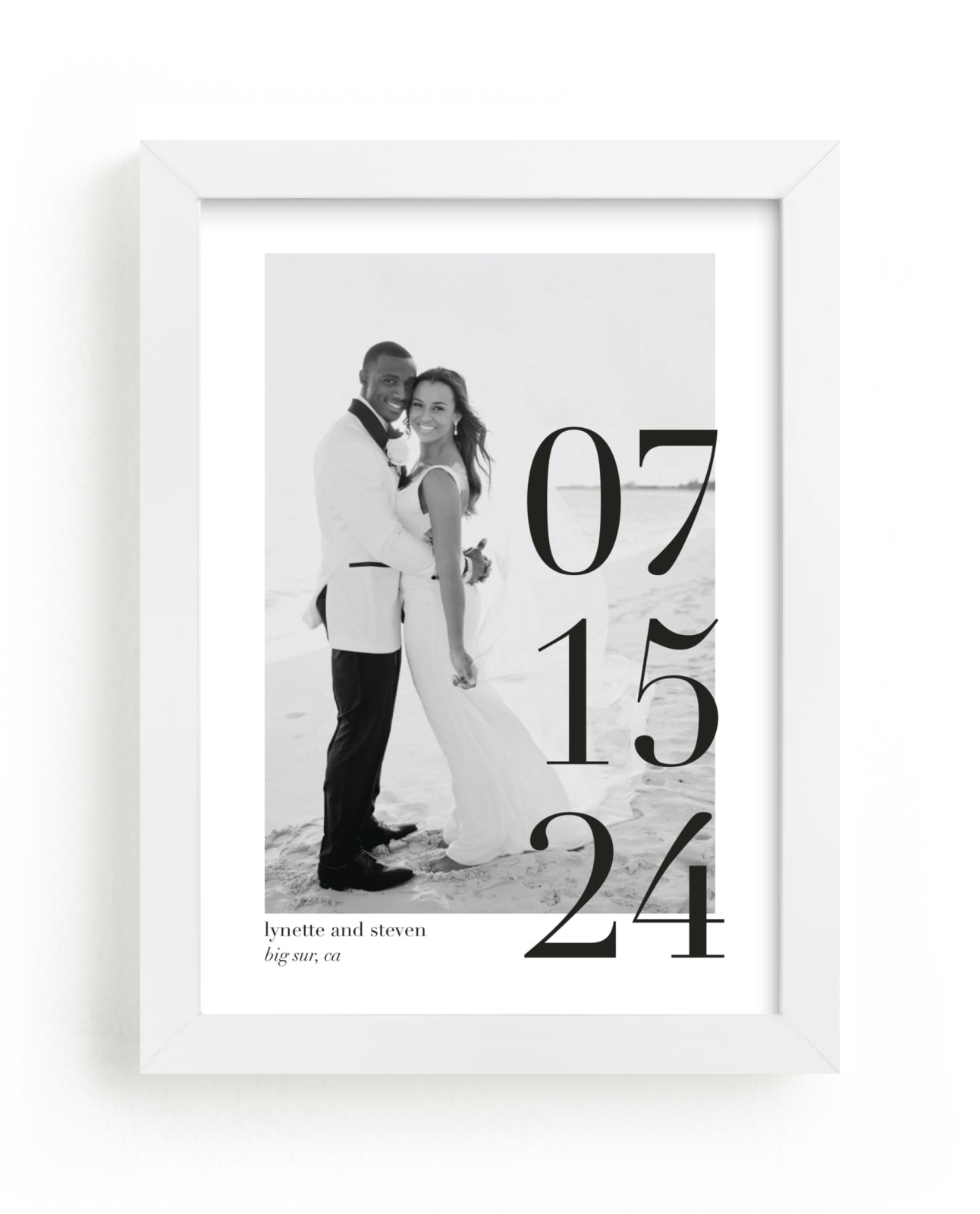 "Big Date" - Custom Photo Art by Bethany Anderson in beautiful frame options and a variety of sizes.