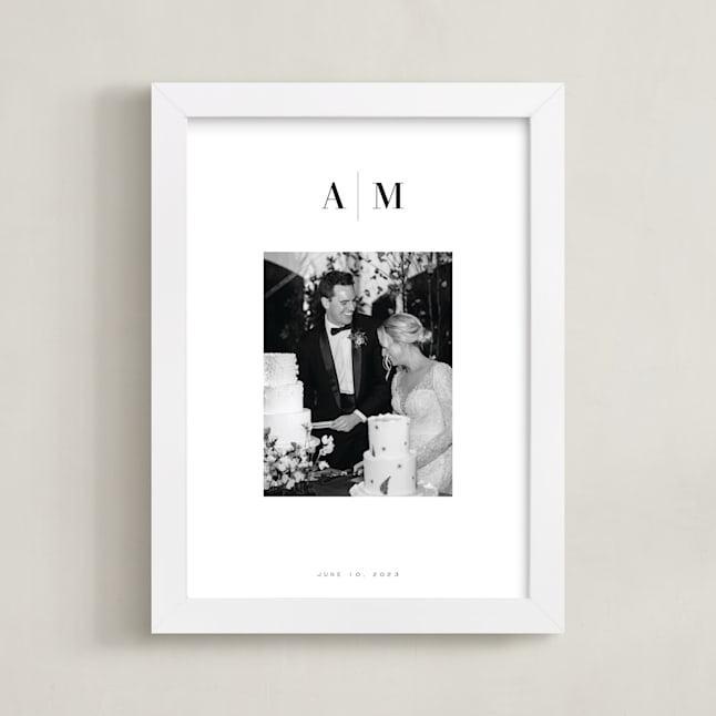 Monogram: Portrait Framed Photo 