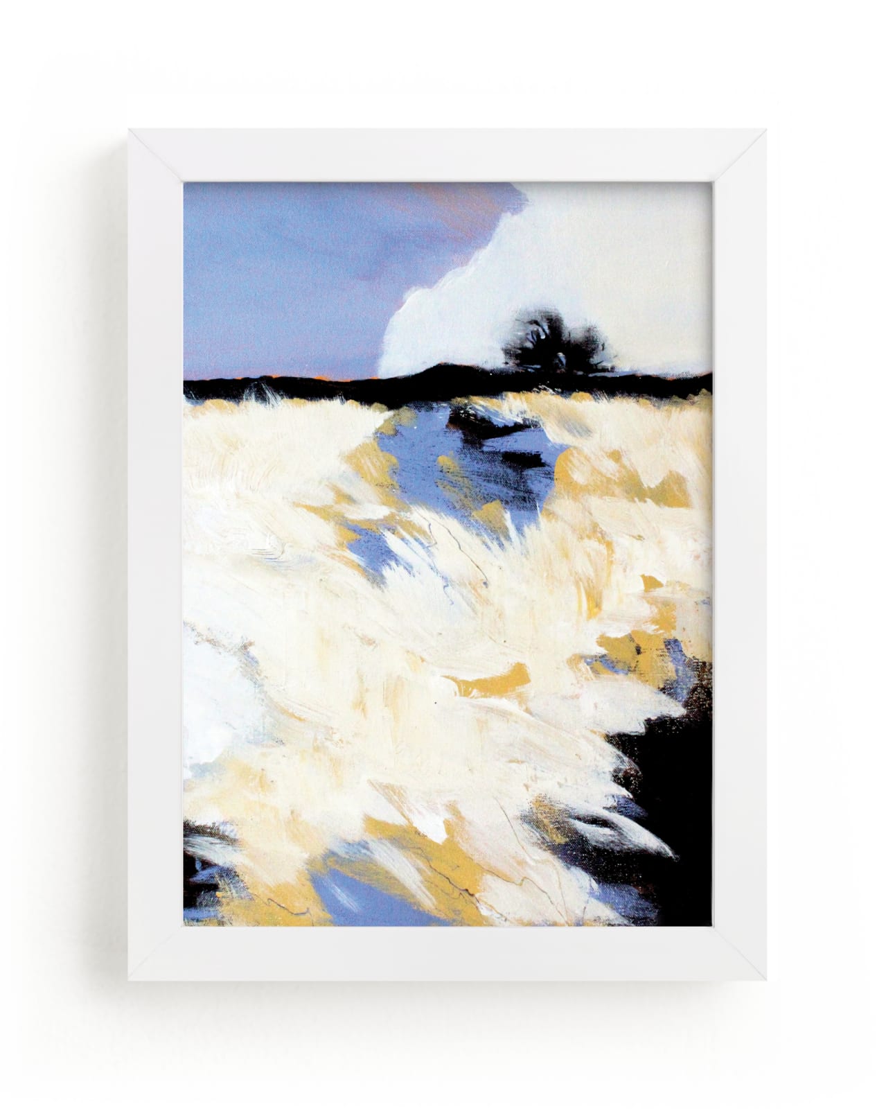 "Snowscape 1" - Limited Edition Art Print by Megan Kelley in beautiful frame options and a variety of sizes.