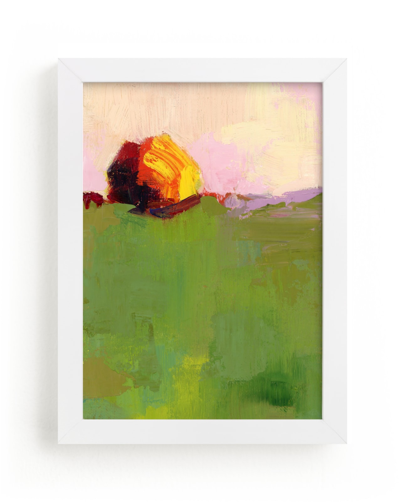 "Pasture" - Limited Edition Art Print by sue prue in beautiful frame options and a variety of sizes.