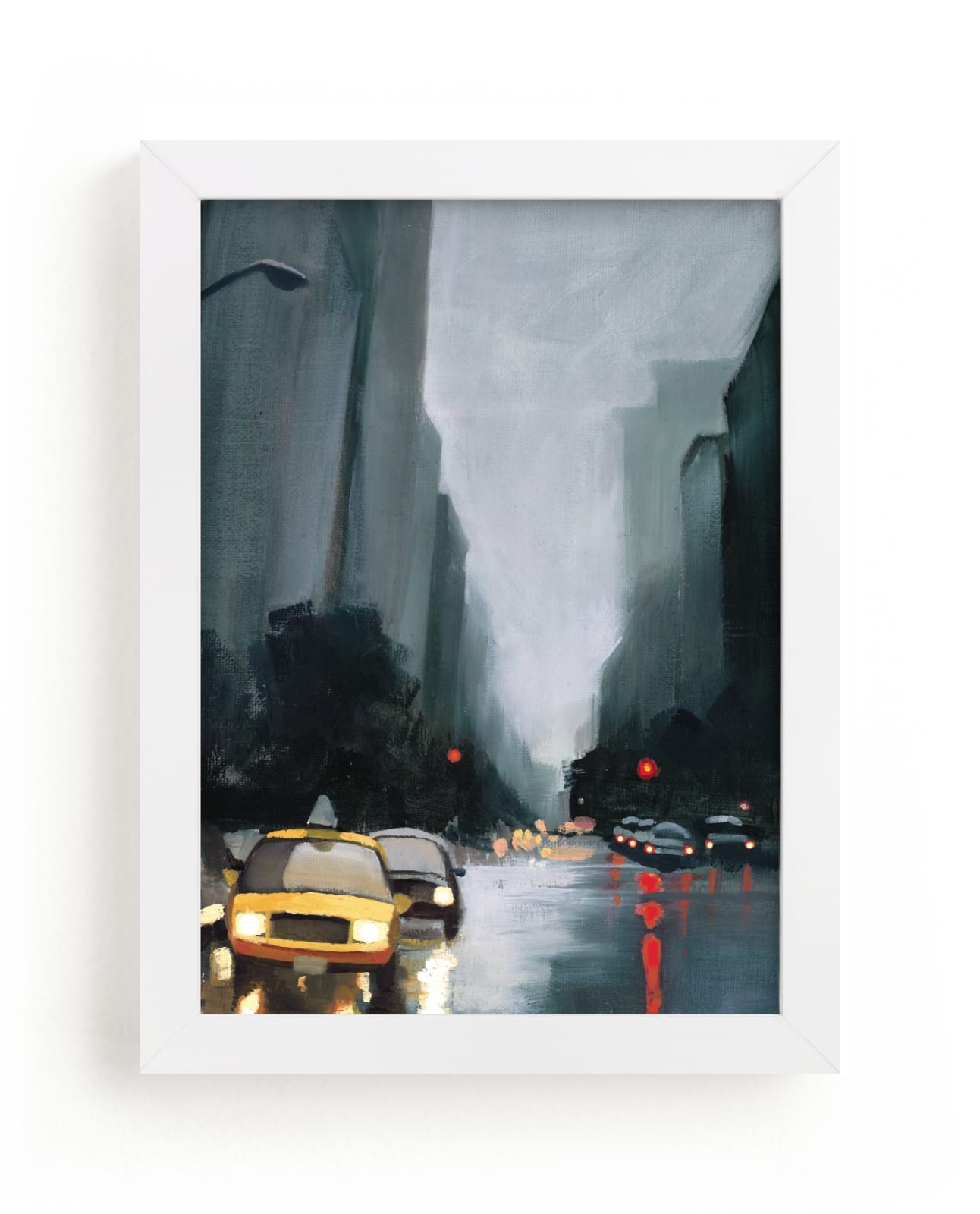 "taxi, taxi!" - Limited Edition Art Print by Rachel Nelson in beautiful frame options and a variety of sizes.