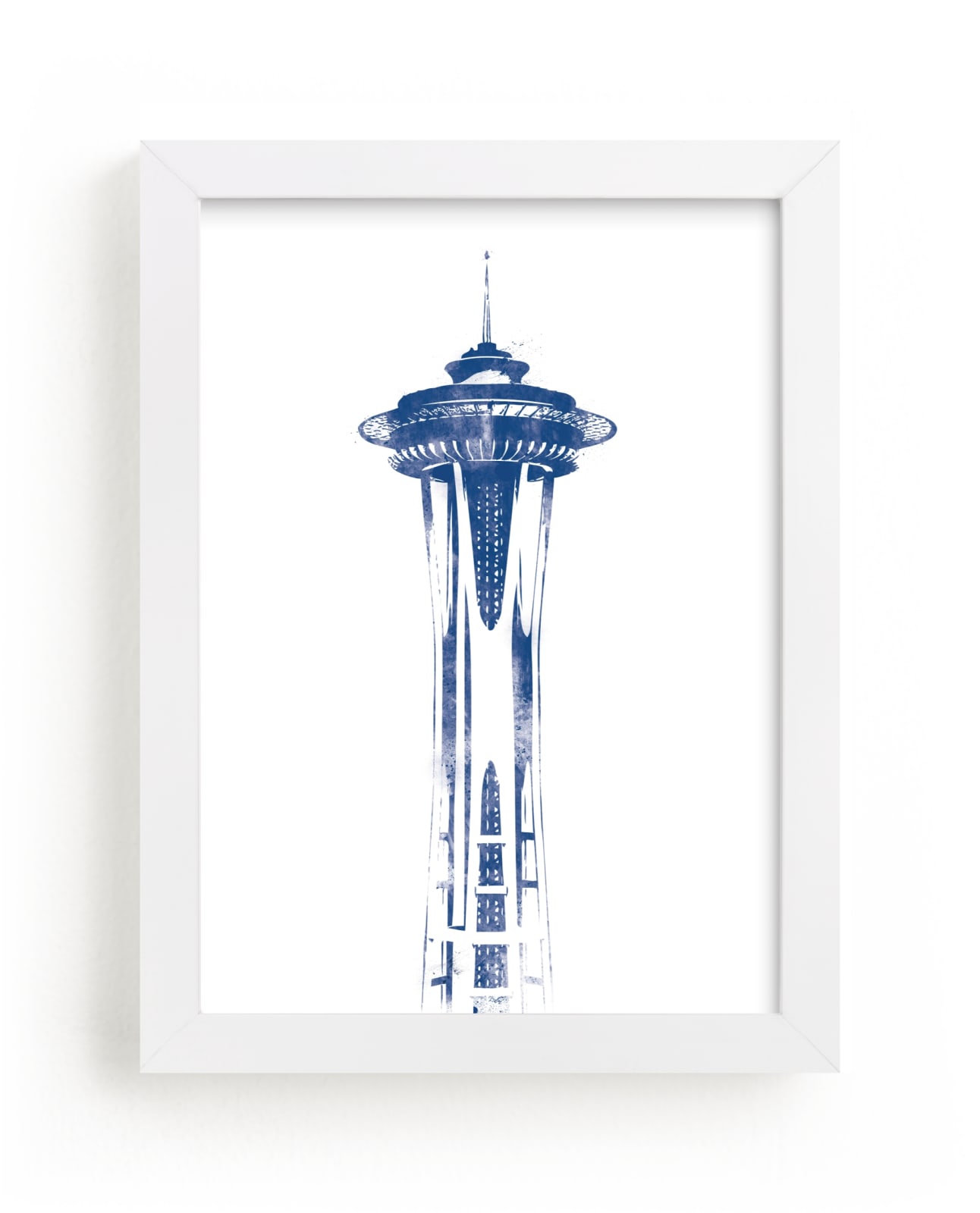 "Space Needle" - Limited Edition Art Print by Paul Berthelot in beautiful frame options and a variety of sizes.