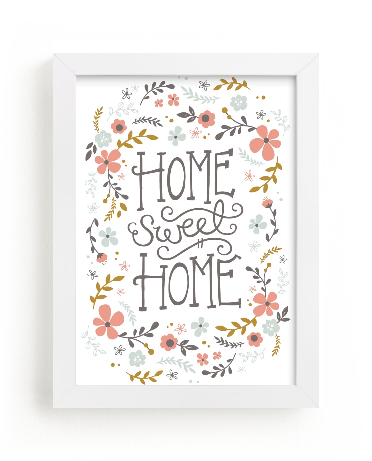 "Home Sweet Home" - Limited Edition Art Print by Kristen Smith in beautiful frame options and a variety of sizes.