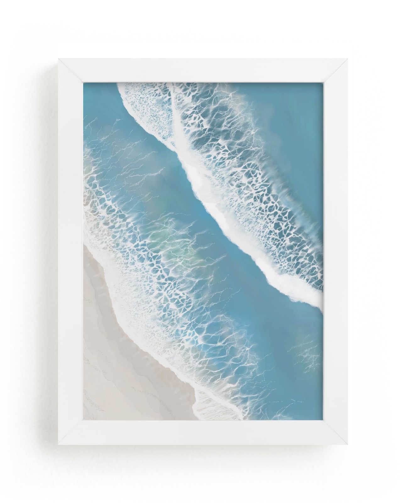 "Foam From Above" - Limited Edition Art Print by Melanie Sutherland in beautiful frame options and a variety of sizes.