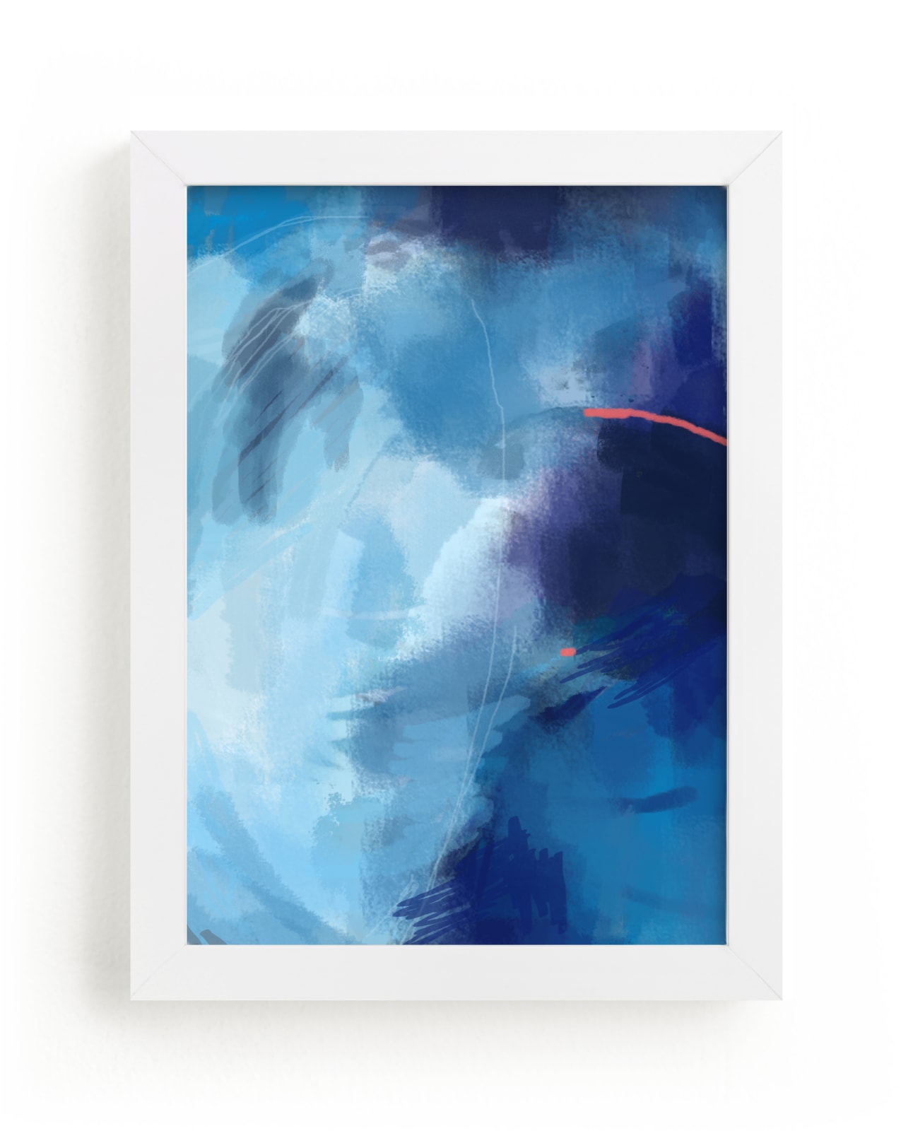 "The Kiss of Blue" - Limited Edition Art Print by AlisonJerry in beautiful frame options and a variety of sizes.