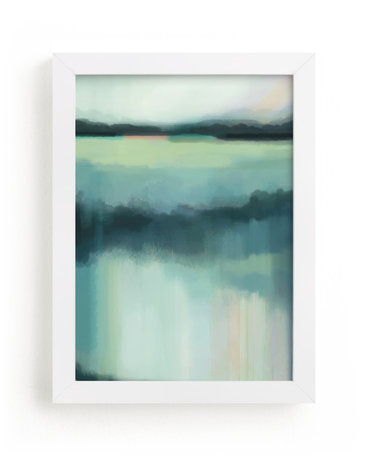 "Blue lagoon" - Grownup Open Edition Non-custom Art Print by AlisonJerry in beautiful frame options and a variety of sizes.